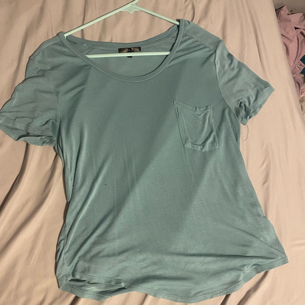 Teal blouse